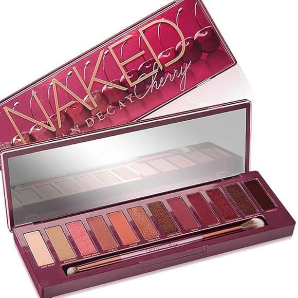 Naked Cherry Eyeshadow Palette 12 Color Full Size Matte Shimmer Makeup - Picture 1 of 1